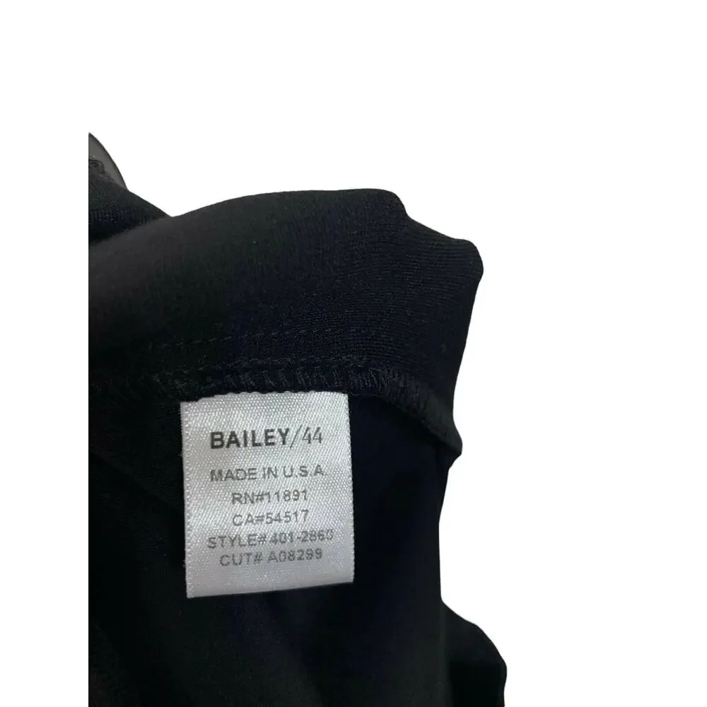 Bailey 44 Passion‎ Ruffle-Hem Cropped Pants Black Size Small